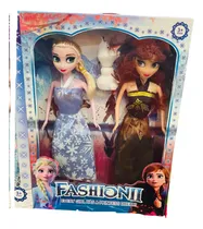 Comprar Set Barbies Frozen 2 X 1 Muñecas Niñas Juguete