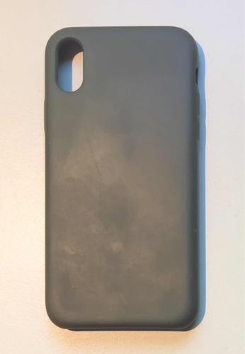 Funda iPhone X Original Gris Usada