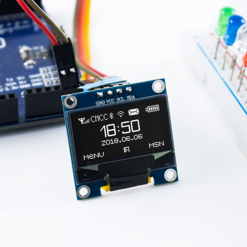 Módulo De Visualización Oled I2c 0.96 Pulgadas 128 X 64 Píxe