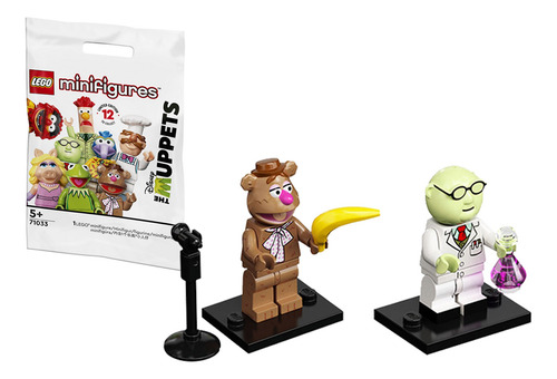 Lego Muppets 71033: Diversión En Bloques Para Armar 2 Fossy Y Bunsen