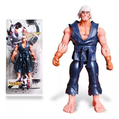 Street Fighter Ken Azul C/luz 16 Cm Articulado, Local Boedo