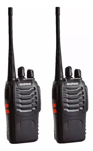 Pack De 2 Radios Transmisor Walkie Talkie Baofeng 888s Color