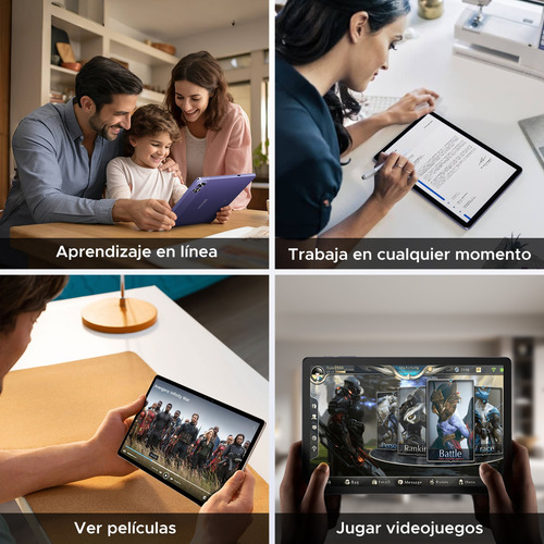 Doogee Tabg6+ Android15 Tablet 256gb Incluye Mouse Y Teclado