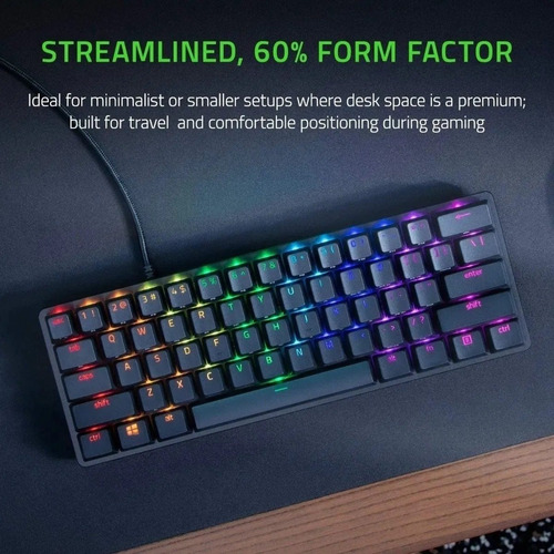 Imagen 6 de 6 de Teclado Opto Mecanico Gamer Razer Huntsman Mini 60% Linear