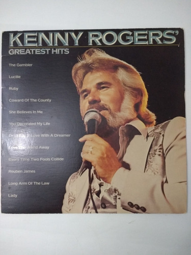 Vinilo Lp De Kenny Rogers (greathes Hits) Edición 1980 