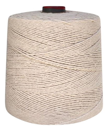 Barbante Eco Brasil 8 Fios 1 Kg Linha Tricô Crochê Coloridas Cor Areia - Caqui