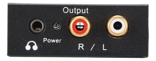Convertidor Óptico A Analógico Digital Spdif De Aleación De