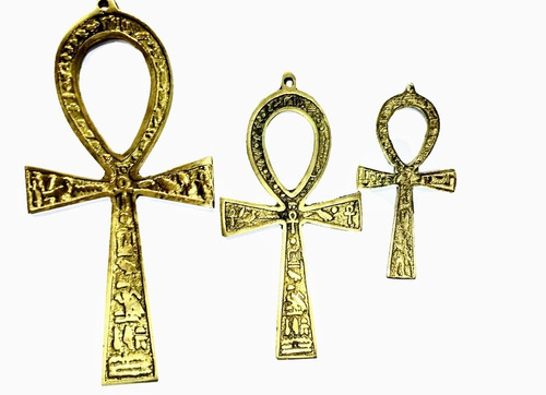 Colgante De Bronce Ankh Egipcio.la Llave De La Vida N1