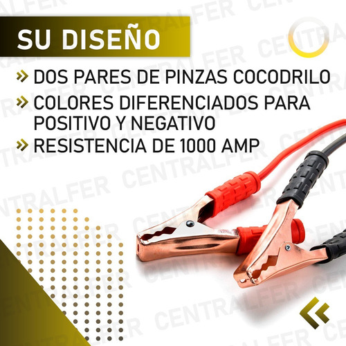 Cables Puente Para Batería De 1000 Amp Con Estuche