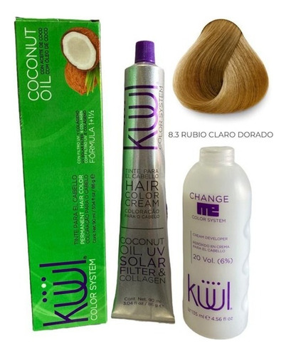  Kit Kuul Tinte 90 Ml + Peroxido 20 Vol 135 Ml