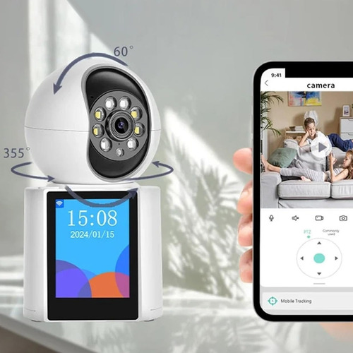 Baby Call Camara Fhd Audio Microfono Camara Seguridad Dimm