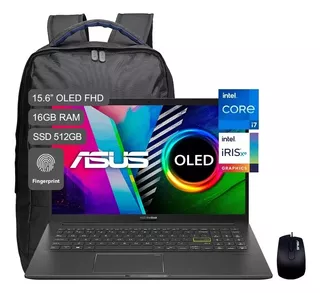 Laptop Asus Vivobook 15 K513ea Core I7 16gb 512gb