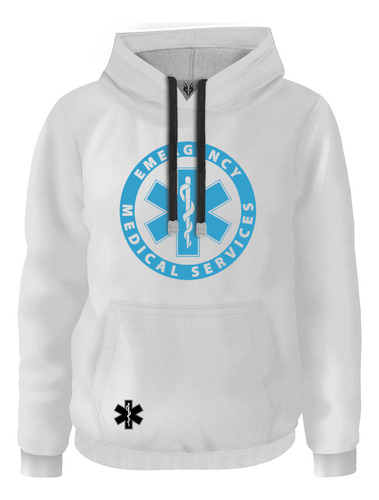 Hoodie Buzo Buso Medicina Médicos Emergency Medical Services