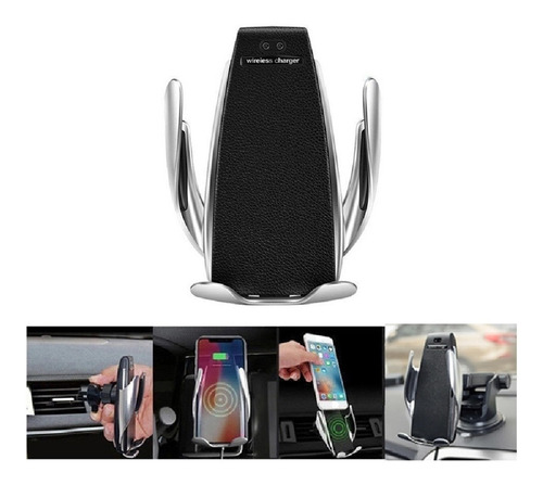 Soporte Para Celular Auto Con Cargador Inalámbrico Wireless 