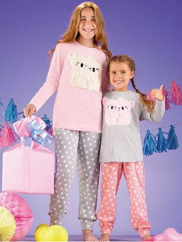 Imagen 4 de 8 de Oferta Pijama Invierno Infantil Nena Nene Lencatex Liq.