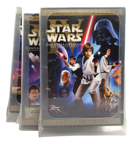 Star Wars Trilogía Original - Dvd Versión Cine Ed Limitada