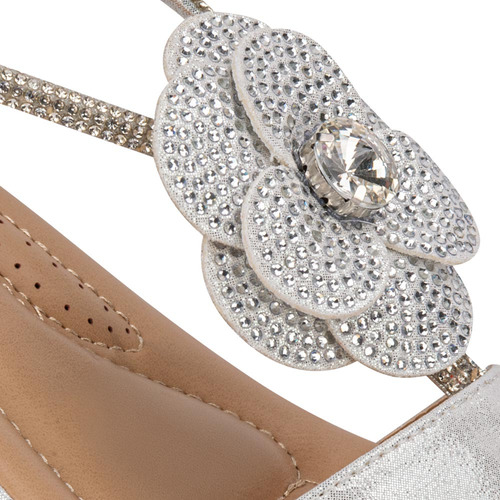 Sandalia Dama Vi Line Confort Con Brillos 1190075