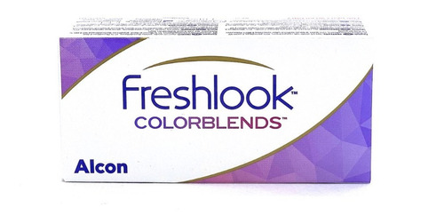 Imagen 1 de 4 de Freshlook Colorblends Lentes Color + Liquido 60ml + Estuche