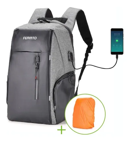 Mochila 35 Litros Porta Notebook Impermeable Hombres Mujeres