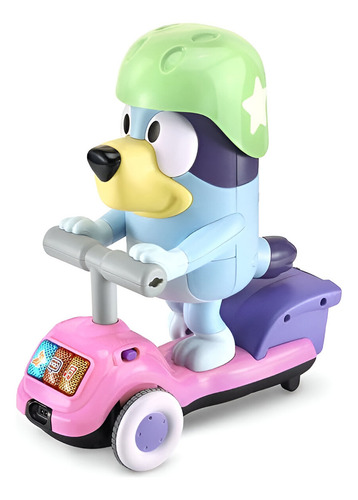 Bluey Con Scooter Luces Y Sonidos Interactivo Español Vtech.