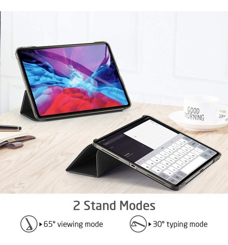 Imagem 8 de 9 de Capa Capinha iPad Pro 12.9 2018 Esr Trifold C/suporte Caneta