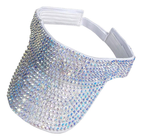 Sombrero Para El Sol Con Visera De Diamantes De Imitación