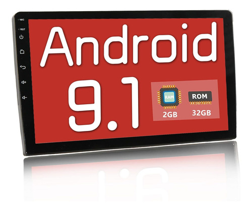 Android 9.1 Pantalla Tactil 10.1 2din Radio Multimedia Para