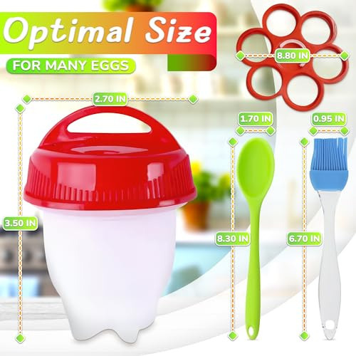 Para Hervidor De Huevos Individuales Para Huevos Duros,
