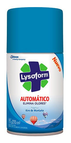 Imagen 2 de 3 de Lysoform Automático Aire De Montaña Repuesto 175 G