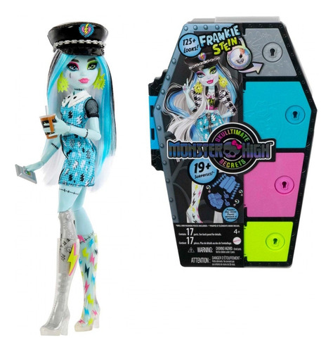 Muñeca Monster High Skulltimate Secrets Frankie Stein Hky62