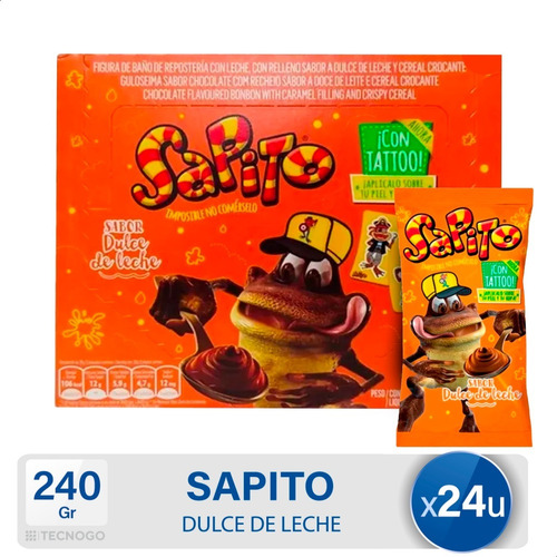 Chocolate Sapito Relleno Dulce De Leche Arcor - Mejor Precio