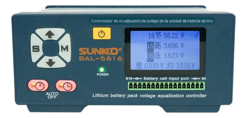 Balanceador Carga Evaluador Bateria Litio Sunkko Bal-5616