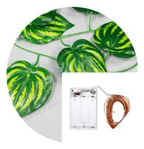 Comprar Guirnalda De Hojas Artificiales Con Luces Led 5mts