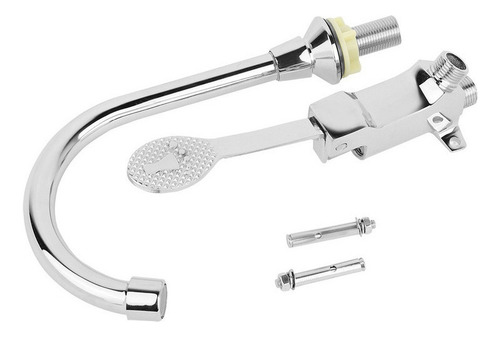 G1/2 Baño Laboratorio Lavabo Fregadero Pie Pedal Grifo