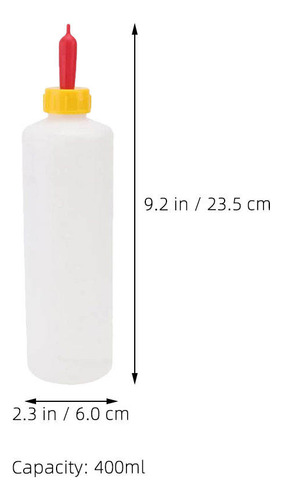 2 Juegos De Biberones Para Terneros De Cabra, Leche Para Ani