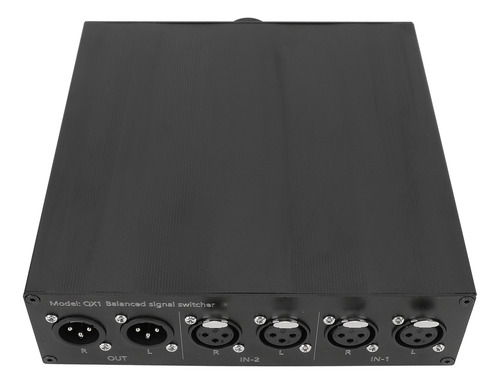 Conmutador De Señal De Sonido Xlr, 2 Entradas Y 1 Salida, Eq
