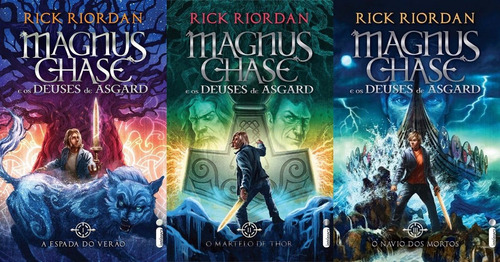 Trilogia  Magnus Chase E Os Deuses De Asgard Volumes 1 2 E 3