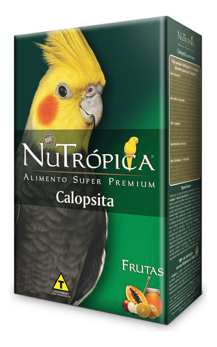 Ração Super Premium Calopsita Com Frutas - 900g - Nutrópica
