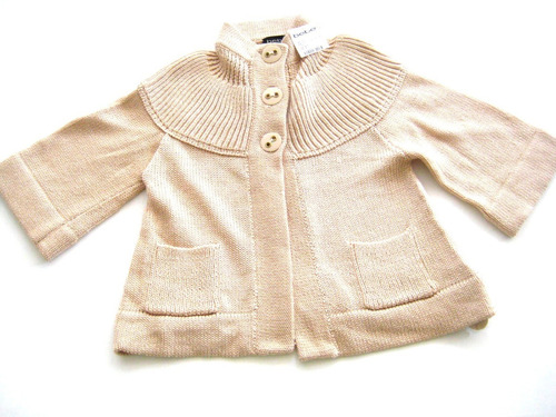 Sweater/bolero, Algodon/nylon, Beige, Talla S