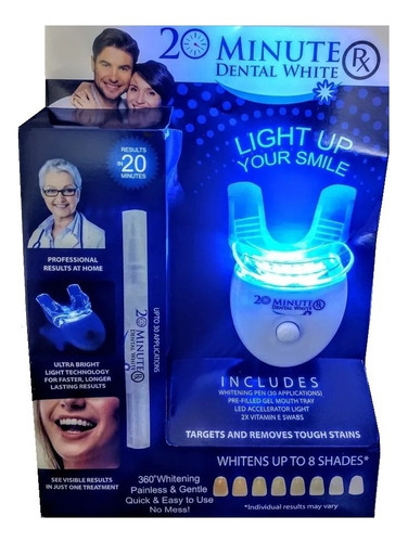 Blanqueador Dental 20 Minutes Con Lampara Uv