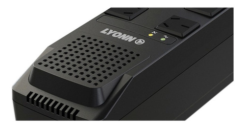 Estabilizador de tensión Lyonn TCA 1200NV 1200VA entrada y salida de 220V CA negro