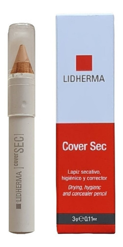 Lapiz Secativo P/ Acne E Imperfecciones Cover Sec Lidherma Momento De Aplicación Día/noche Tipo De Piel Grasas