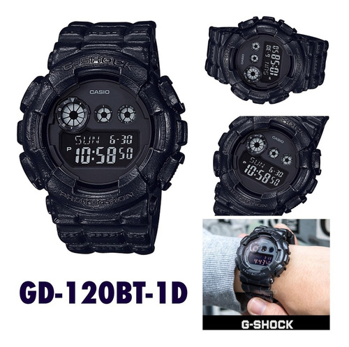 Reloj Casio G-shock Gd-120bt-1d Banda De Cuero I Ag Oficial