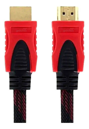 Imagen 3 de 9 de Hdmi Cable 5 Metros Doble Filtro 1.4 3d 4k Mallado Premium