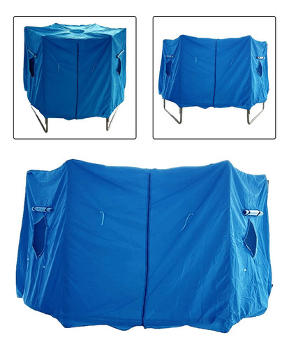 \ Tienda De Campaña Para Trampolín, Toldo Azul 10ft 6 Polos