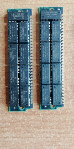 Memoria Ram Lote De 6 Simn De 30 Pines -70ns (Usado)