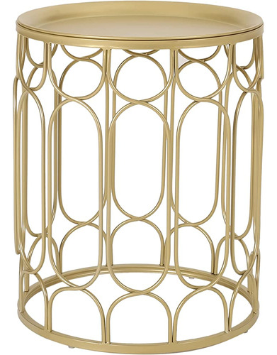 Christopher Knight Home Biljon End Table, Champagne Gold