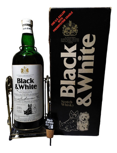 Whisky Black & White , 1 Galón . Único !!!