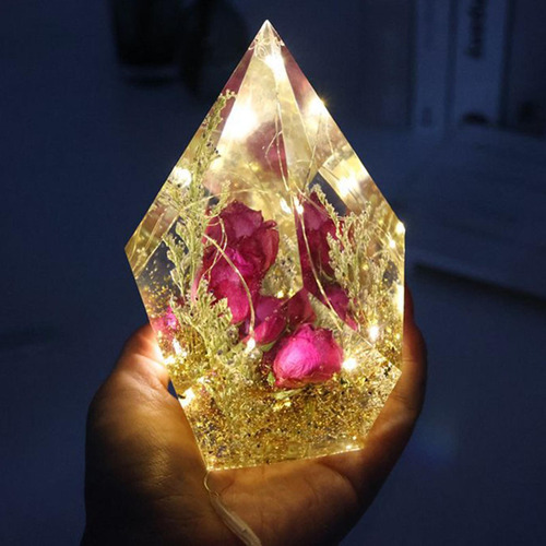 Soporte De Molde De Resina Epoxi De Cristal, 130x100x100mm