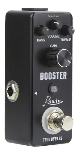 Pedal De Efecto , Booster Lef-318 Rowin Color Negro